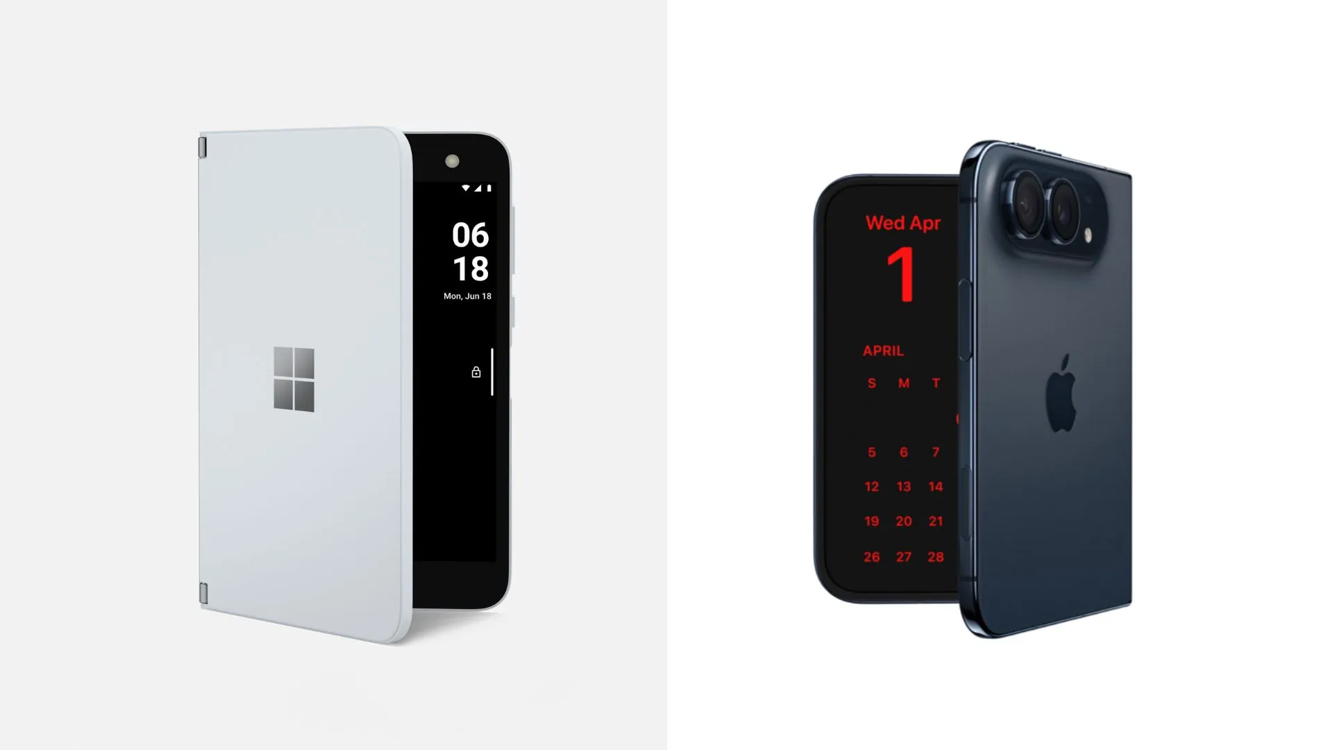 Apple iPhone Duo standby feature shown off just like the one in Surface Duo